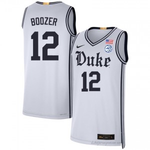 Men Cameron Boozer Duke Blue Devils University #12 Team White Basketball Jersey 13470710