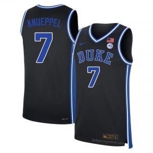 Kon Knueppel Duke Blue Devils #7 Black Men Genuine Sewn College Basketball Jersey 83626199