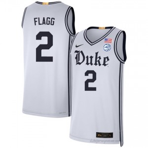 Men Cooper Flagg Duke Blue Devils University #2 Team White Basketball Jersey 52914283