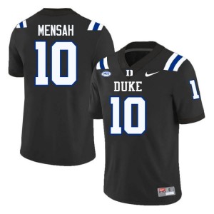 Darian Mensah Duke Blue Devils #10 Black Men Genuine Sewn College Football Jersey 32859772