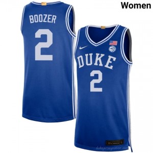 Durable Duke Blue Devils Cayden Boozer #2 Ultra-Soft Royal Women Basketball High School Jersey 27813529